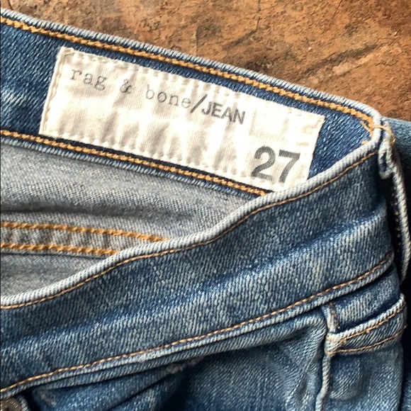 Rag Bone denim skinny jeans Brunswick distressed - Picture 8 of 8